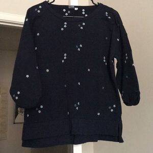 Gap 3/4 sleeve Star Sweatshirt
